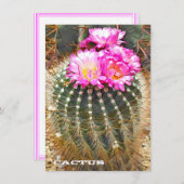Cactus: Flat Card (Vorne/Hinten)
