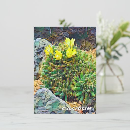 Cactus: Flat Card (Stehend Vorderseite)
