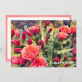Cactus: Flat Card (Vorne/Hinten)