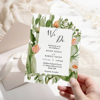 Cactus floral Desert We Do Wedding