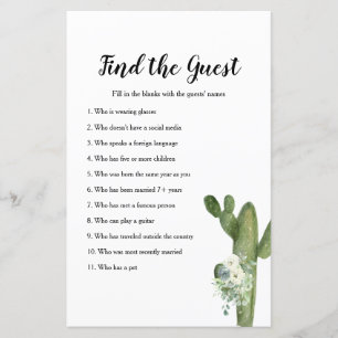 Cactus Floral Taco 'bout Liebe Finden Sie die Gast
