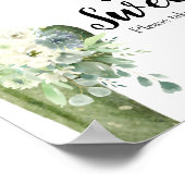 Cactus Floral Taco Bout Liebe ist süß Zeichen Poster (Ecke)