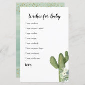 Cactus floral Taco 'bout Liebe Wünsche für Kinderk (Vorne/Hinten)