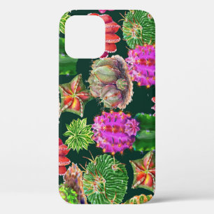 Cactus floral Watercolor Nahtloses Muster Case-Mate iPhone Hülle