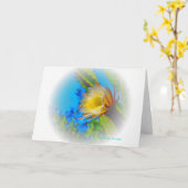 “Cactus Flower #73 Fade” Print Karte (Gelbe Blume)