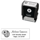 Cactus Flower Address Permastempel (Beispiel)