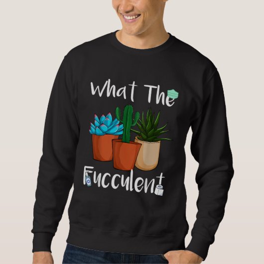Cactus for Men Plus Size Sweatshirt (Vorderseite)