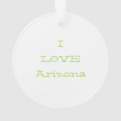 Cactus Foto Art I Liebe Arizona Wüste Moderner Spa Ornament (Rückseite)