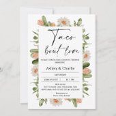 Cactus Frame Taco 'bout Liebe Couples Dusche Einladung (Vorderseite)