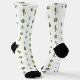 Cactus Fun Pattern Südwestwüste Socken