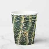 Cactus Funny Uncomfort Needles Arid Pflanze Papa Pappbecher (Vorderseite)