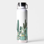 Cactus Garden Art Trinkflasche (Rückseite)