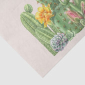 Cactus Garden Cacti Südwestwasserfarbe Seidenpapier (Ausschnitt)