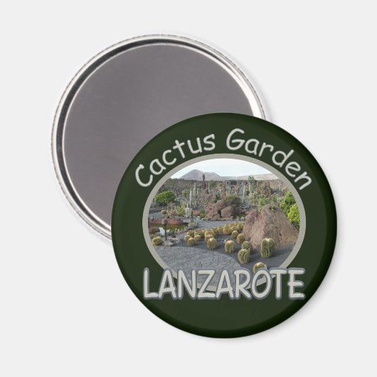 Cactus Garden Magnet (Vorderseite/Rückseite)