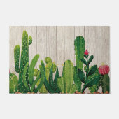 Cactus Garden Mat, Funny Cacti Zuhause Doormat Dek Fußmatte (Vorderseite)
