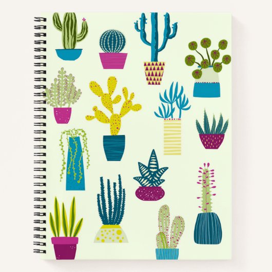 Cactus Garden Notizblock (Vorderseite)