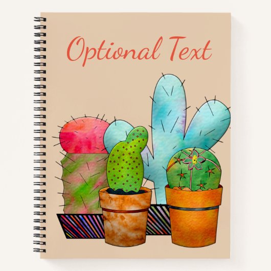 Cactus Garden Notizblock (Vorderseite)