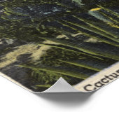 Cactus Garden, Palm Springs Hotel Poster (Ecke)