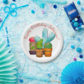 Cactus Garden Pappteller (Party)