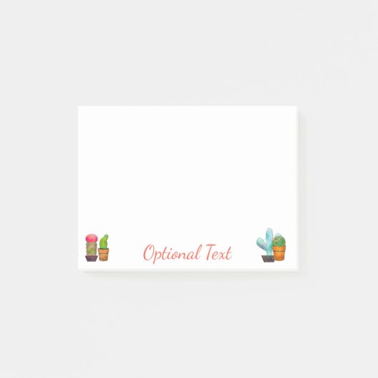 Cactus Garden Post-it Klebezettel (Vorderseite)