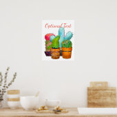 Cactus Garden Poster (Küche)