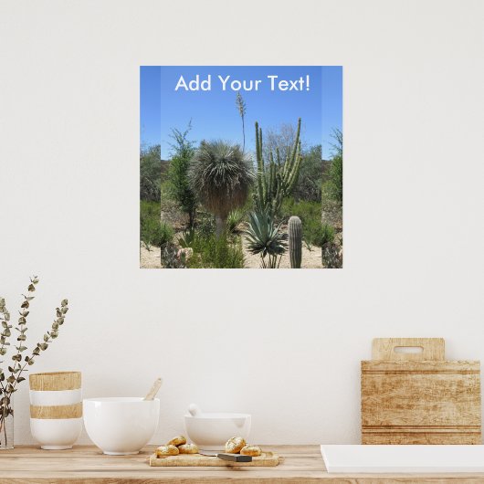 Cactus Garden Poster (Küche)