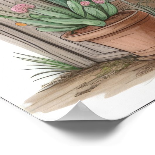 Cactus Garden Poster (Ecke)