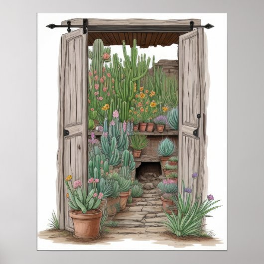 Cactus Garden Poster (Vorne)
