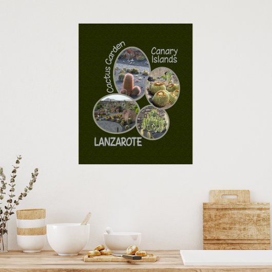 Cactus Garden poster (Küche)