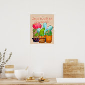 Cactus Garden Poster (Küche)