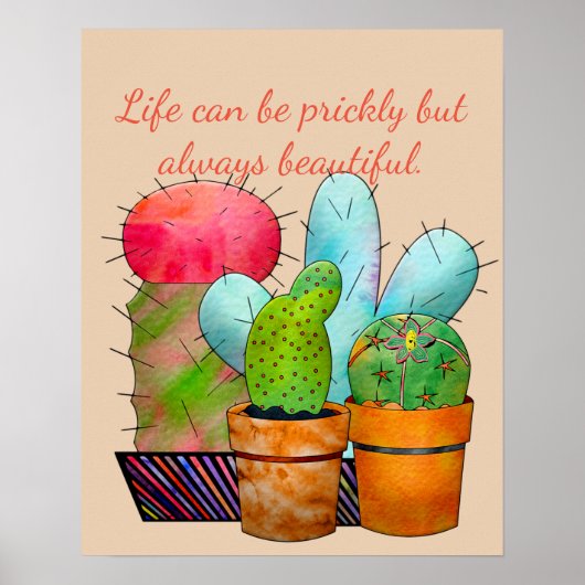 Cactus Garden Poster (Vorne)