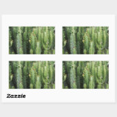 Cactus Garden Rechteckiger Aufkleber (Blatt)