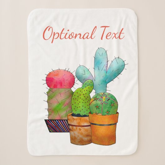 Cactus Garden Sherpadecke (Vorderseite)