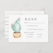 Cactus Garden | UAWG Aquarell RSVP Karte (Vorne/Hinten)
