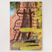 Cactus Garden Utah.Christmas Grüße Puzzle (Vertikal)