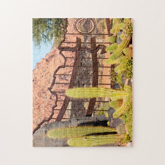 Cactus Garden Utah. Puzzle (Vertikal)