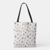 Cactus-Garten-Mom-Leben-Vibe Personalisiert Tasche (Rückseite)
