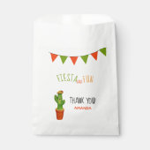 Cactus Geburtstagsparty fiesta Spaß Danke Geschenktütchen (Vorderseite)