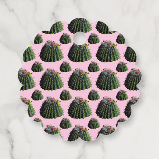 Cactus Gift / Favor Tag Geschenkanhänger (Rückseite)