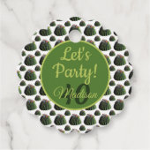 Cactus Gift / Favor Tag Geschenkanhänger (Vorderseite)