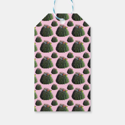 Cactus Gift Tags Geschenkanhänger (Rückseite)