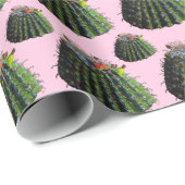 Cactus Gift Wrapping Paper Geschenkpapier (Rolleneckpunkt)