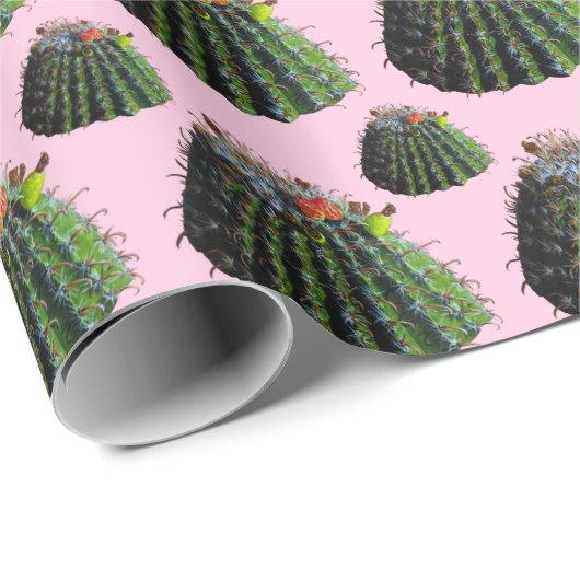 Cactus Gift Wrapping Paper Geschenkpapier (Rolleneckpunkt)
