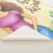 Cactus Girl Be Kind Sherpadecke (3/4)