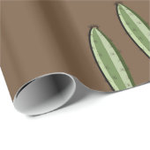 Cactus Glossy Wrapping Paper Geschenkpapier (Rolleneckpunkt)
