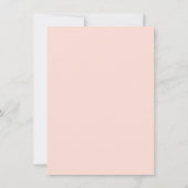 Cactus Gold Calligraphy Baby Dusche Danke Karte (Rückseite)