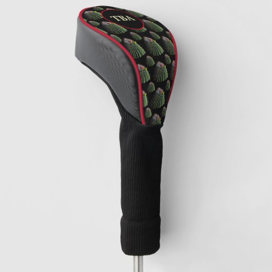 Cactus Golf Head Cover Headcover (angewinkelt)