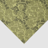 Cactus Green Abstrakt Pattern Seidenpapier (Detail)