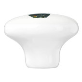 Cactus Green Desert Pflanze Boho Rustic Südwest Keramikknauf (Seitenansicht)