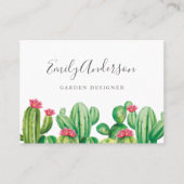 Cactus green Visitenkarte (Vorderseite)